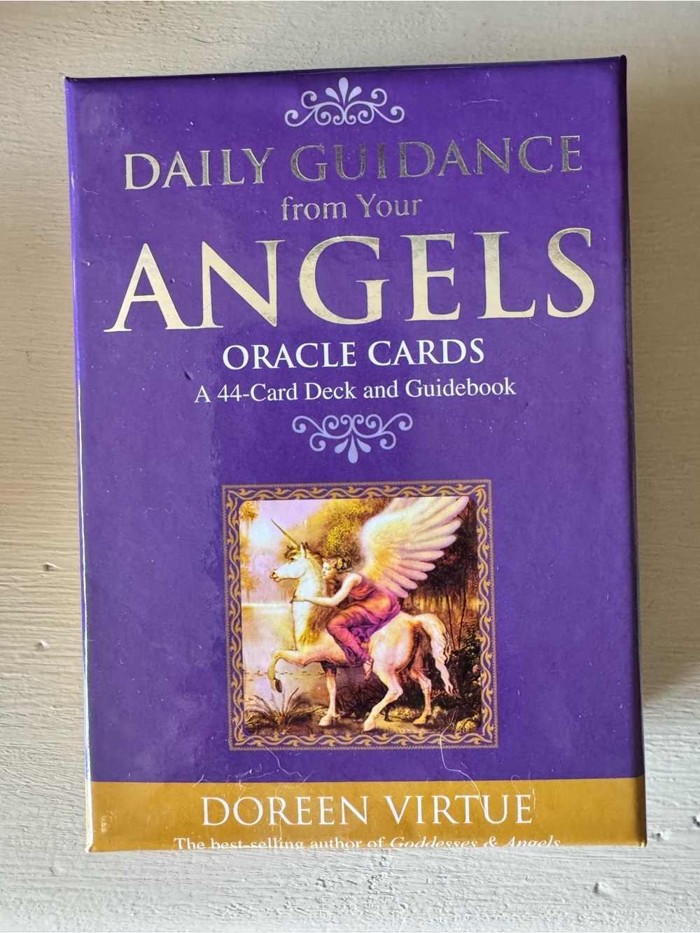 Doreen Virtue Daily Guidance from Your Angels Oracle Cards - Purple